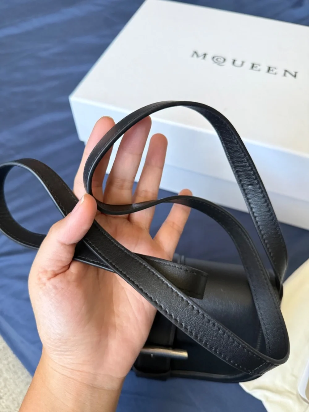 Alexander Mcqueen t-bar satchel